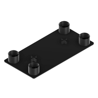 60-020-1 MODULAR SOLUTIONS POLYAMIDE PART END CAP 45MM X 90MM BLACK